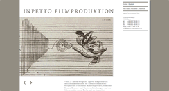 Desktop Screenshot of inpetto-filmproduktion.de